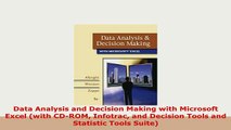 PDF  Data Analysis and Decision Making with Microsoft Excel with CDROM Infotrac and Decision PDF Online