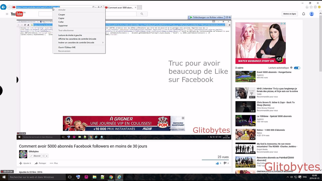 Comme avoir beaucoup d'abonnés et de vues sur Youtube
