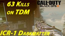Black Ops 3: 63 kills on TDM Hardcore with Dark Matter Icr-1