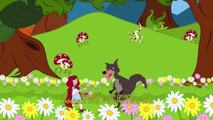 Le petit chaperon rouge - dessin animé en français - conte pour enfants