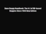PDF Dune Buggy Handbook: The A-Z of VW-based Buggies Since 1964 New Edition Free Books