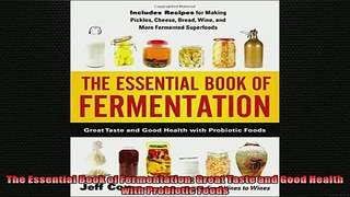 READ book  The Essential Book of Fermentation Great Taste and Good Health with Probiotic Foods  DOWNLOAD ONLINE