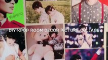 DIY KPOP Room Decor photo collage!
