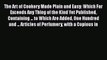 PDF The Art of Cookery Made Plain and Easy: Which Far Exceeds Any Thing of the Kind Yet Published