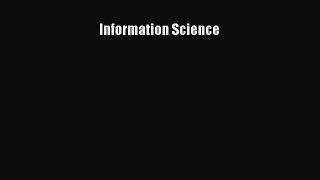 Read Information Science Ebook Free