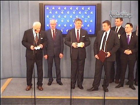 Poseł Michał Wojtkiewicz - konferencja z 13 kwietnia 2016 r.