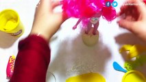 My Little Pony Oyuncak Bebek Oyun Hamuru Sarı Elbise Yapımı Play Doh Dress Up