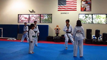 Taekwondo Green Belt Test - Self Defense