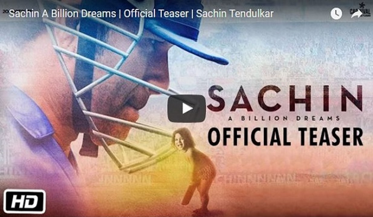 Sachin A Billion Dreams - Official Movie - Trailer 2016 Full HD