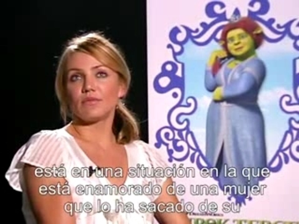 Shrek Tercero entrevista a Cameron Diaz