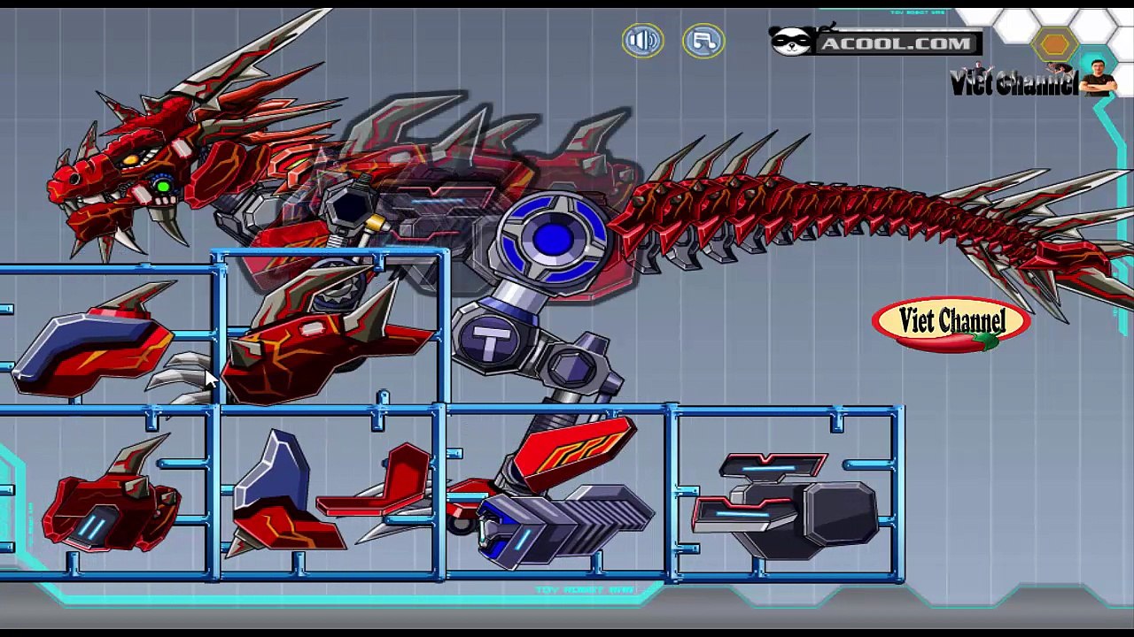 ROBOT VIOLENT T-REX GAME Trò chơi Lắp ghép Robot khủng long bạo chúa