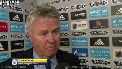 Chelsea 0-3 Manchester City - Guus Hiddink Post Match Match Interview - Blues Outplayed Completely