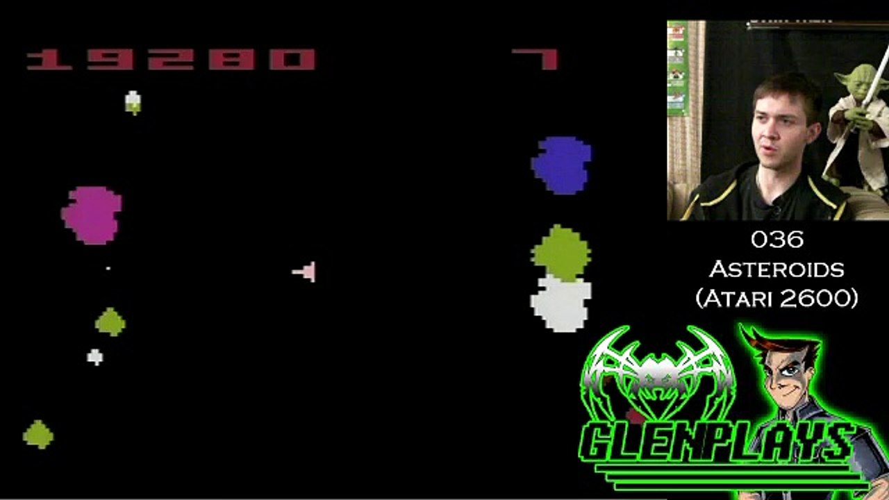 Glenplays:  Asteroids (Atari 2600)
