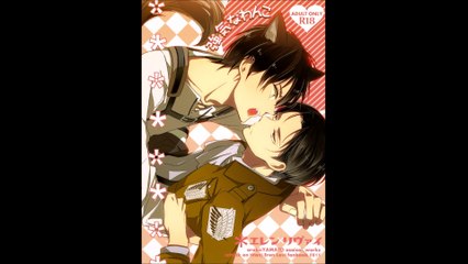 Eren x Levi: Gougi na wanko [Eng]