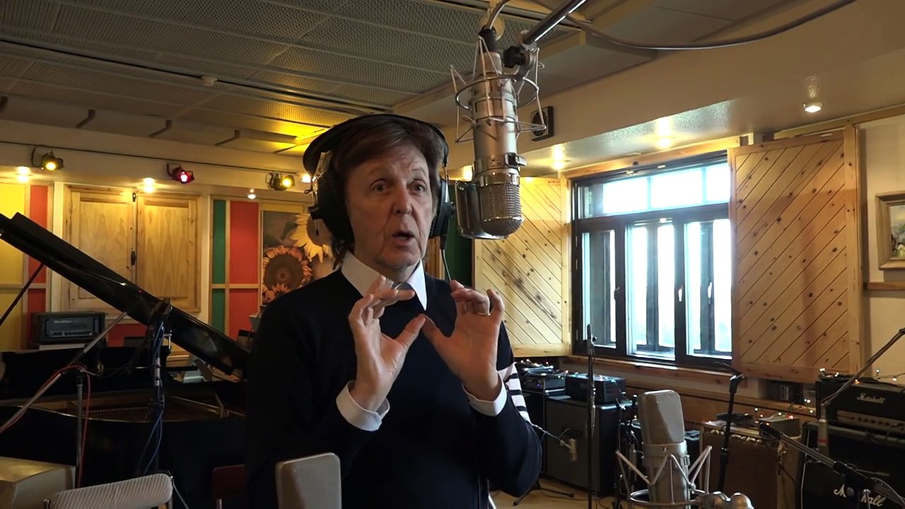 Paul recording his music for Skypes Love Mojis