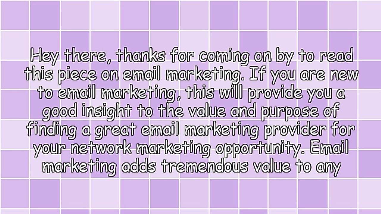 Email Marketing Value for a Network Marketing Business