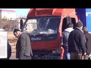 Gizli buzlanma nedeniyle 50 araç birbirine girdi