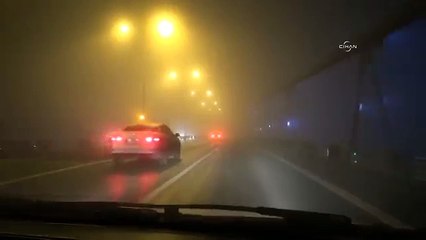 İstanbul'da yoğun sis etkili oldu