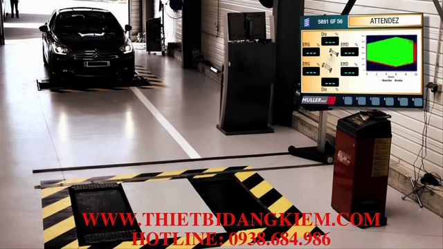 Dây chuyền thiết bị đăng kiểm xe con và xe tải