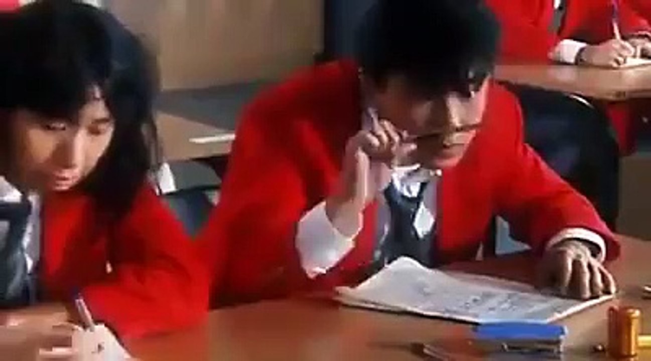 funny teacher in class room