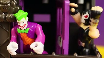 Batman and Robin in Batcave and Joker Escapes from the Batman Jail along with Venom Lex Luthor Bane