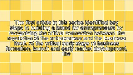 3 Steps to Build a Brand for Entrepreneurs Part 2
