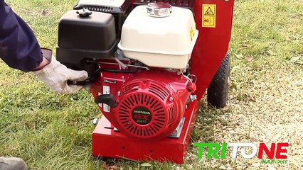 Biocippatore a scoppio, biotrituratore Tritone Maxi con motore Honda GX390 Ceccato Olindo