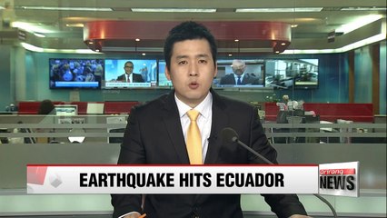 Earthquake with magnitude of 7.8 hits Ecuador, killing at least 77