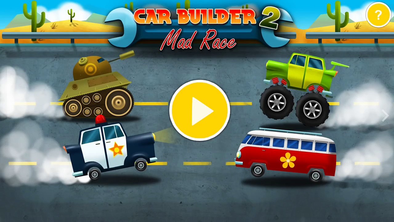car builder mad race|cartoon for children|game for kids