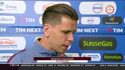 Le dichiarazioni di Wojciech Szczęsny prima di ‪‎Atalanta vs Roma‬
