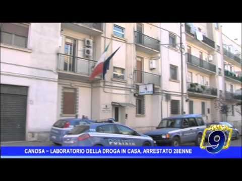 Canosa | Laboratorio della droga in casa, arrestato 28enne