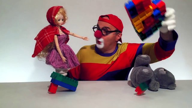 Çocuklar için eğlenceli film - Palyaço Dima - Oyuncak Masha ve Ayı