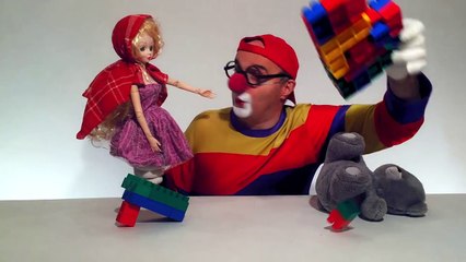 Çocuklar için eğlenceli film - Palyaço Dima - Oyuncak Masha ve Ayı