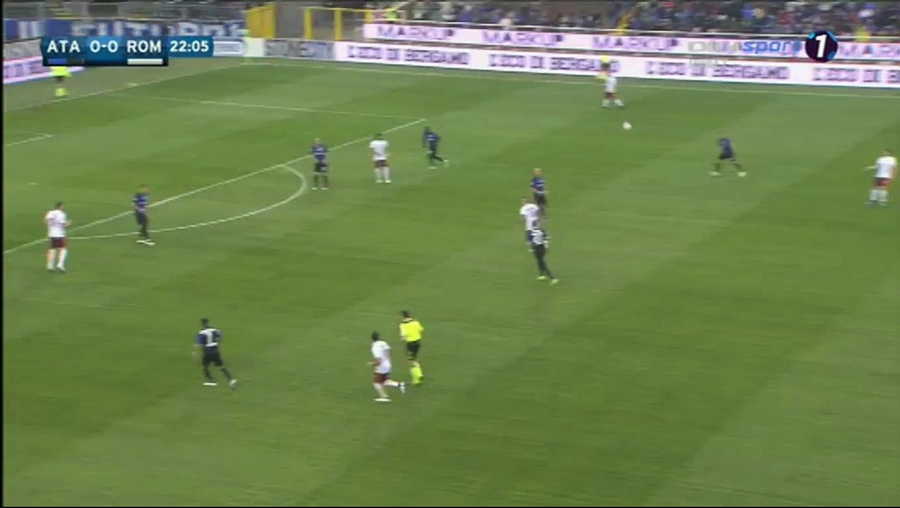 Lucas Digne Goal - Atalanta 0-1 AS Roma - 17.04.2016 HD