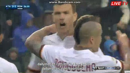 0-2 Radja Nainggolan Goal HD - Atalanta 0-2 Roma Serie A