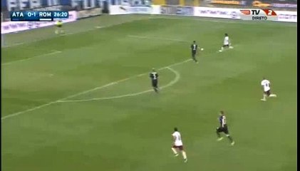 Radja Nainggolan Goal Atalanta 0-2 Roma 17-04-2016