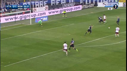 Radja Nainggolan Goal HD - Atalanta 0-2 AS Roma - 17-04-2016
