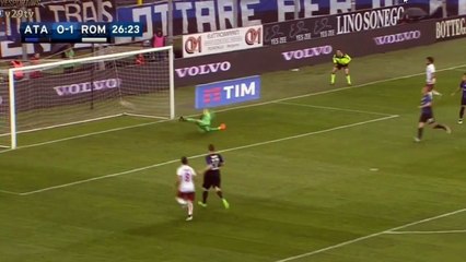 Atalanta 0 - 2 AS Roma Nainggolan gol 17.04.2016