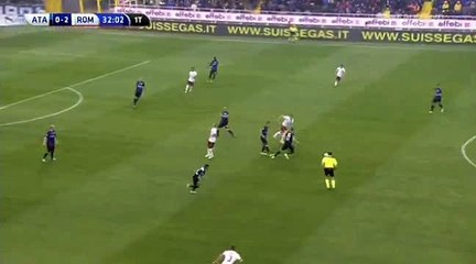 Marco D'Alessandro Goal HD - Atalanta 1-2 AS Roma - 17-04-2016