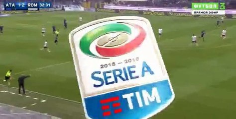 Marco D'Alessandro Goal HD - Atalanta 1-2 AS Roma - 16-04-2016 HD