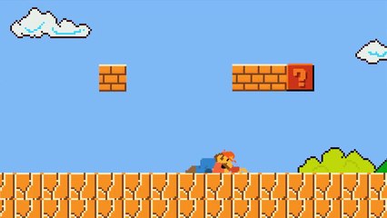 Realistic Mario Brick Block