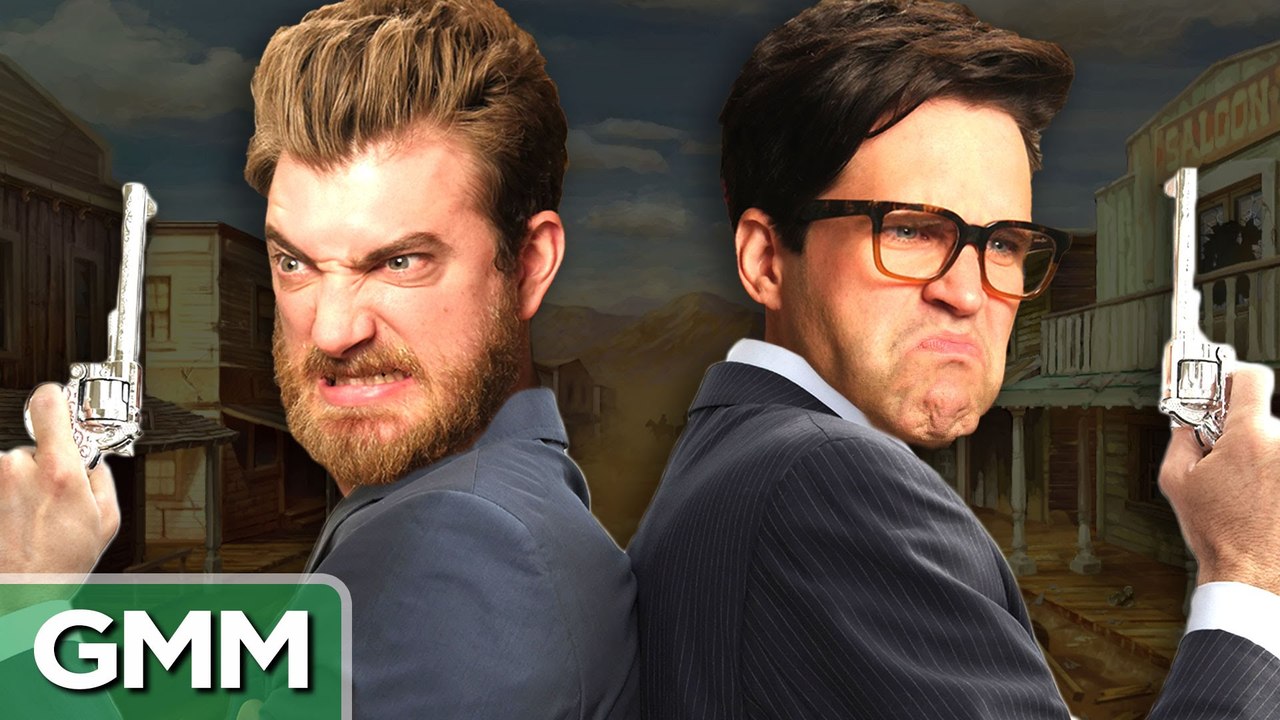 GMM - 7 Craziest Duels to the Death (GAME) - Good Mythical Morning - Rhett and Link