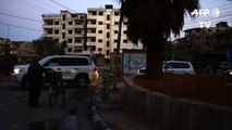 قافلة مساعدات أممية تدخل الغوطة الشرقية