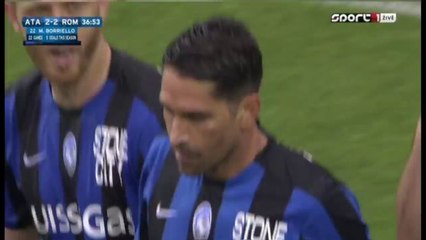 Marco Borriello 2:2 Goal HD - Atalanta 2- 2 AS Roma Serie A 17.04.2016 HD