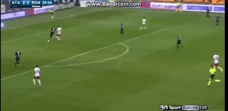 Edin Dzeko Incredible Miss - Atalanta 2-2 AS Roma 17-04-2016