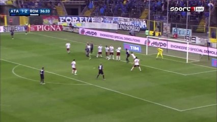 Marco Borriello 2_2 Goal HD - Atalanta 2- 2 AS Roma Serie A 17.04.2016 HD