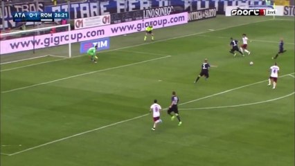 0-2 Radja Nainggolan Goal - Atalanta 0 - 2 AS Roma Serie A 17.04.2016 HD