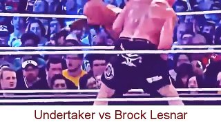 Undertaker vs Brock Lesnar Wrestlemania 30  Full match