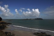 Saint-Jacut de la mer. Pointe du chevet. Grande marée le 8 avril 2016 (coef 117)