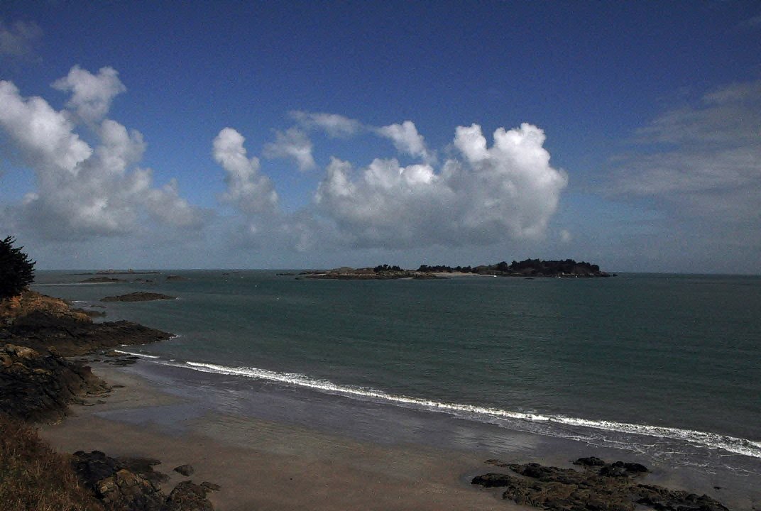 Saint-Jacut de la mer. Pointe du chevet. Grande marée le 8 avril 2016 (coef 117)